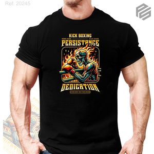 Kick Boxing T-shirt 100% cotton Boxing Kickboxing Gym Training Muy Thai Martial Art T-shirt