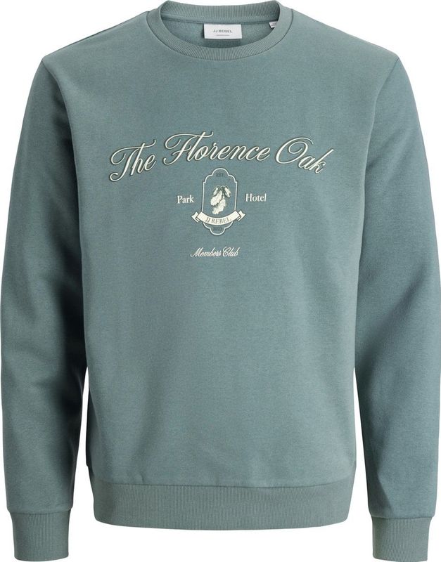 JJ REBEL - Sweater - Groen - Heren - Relaxed Fit