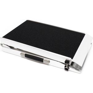 Hondenhelling Loopplank - Opvouwbaar Aluminium met Anti-slip 244x38 cm - Voor Grote en Kleine Honden