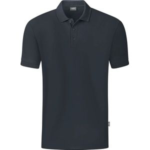 Jako Organic Polo Heren - Antraciet