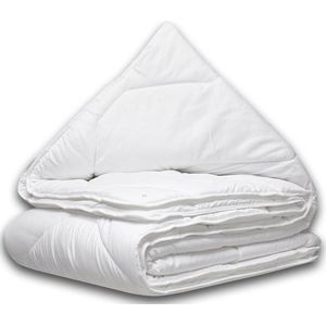Dekbed Synthetisch 4-seizoenen - Hypoallergeen en Wasbaar - Comfortabel Slaapgenot - 2-in-1 Dekbed voor Zomer en Winter - Onderhoudsvriendelijk Slaapdekbed - Diverse Maten Beschikbaar -140x200