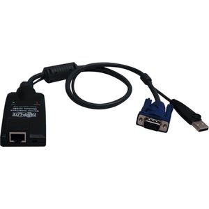 Tripp Lite B055-001-USB Zwart toetsenbord-video-muis (kvm) kabel