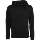 Build Your Brand - Heavy Sweatshirt - Met Rits - Neutraal - Geborstelde Sweatstof