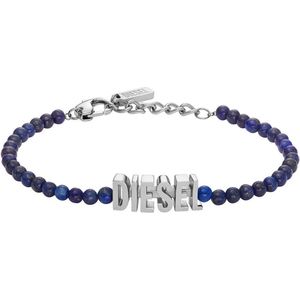 Diesel DIESEL FONT Unisex Armband - Zilverkleurig
