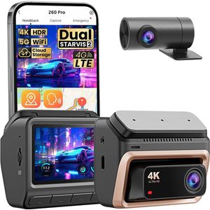 Dashcam voor auto voor en achter – Dual dashcam – Voor- en achtercamera – Autocamera – Full HD dashcam – Dashcam met nachtzicht – Dashcam met bewegingssensor – Groothoeklens – Parkeermodus – Loop recording – Dashcam met SD-kaart