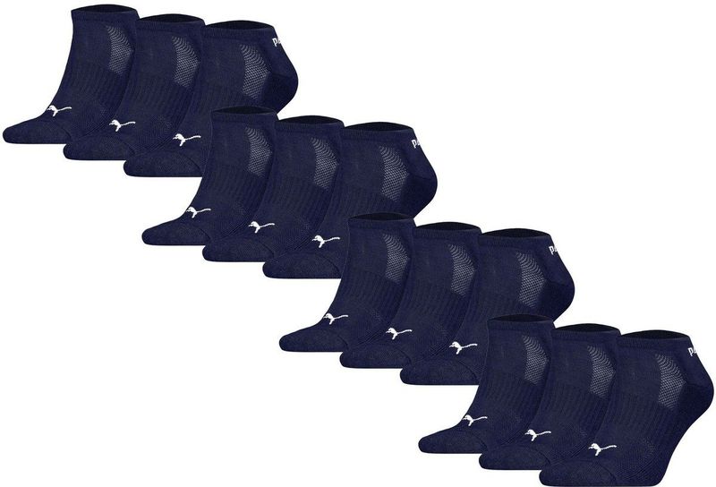 Puma - Cushioned Sneaker - Enkelsokken - Verpakking van 12