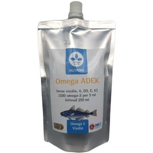 Nutrins ADEK omega-3 visolie (250 ml) - visolie met vitaminen