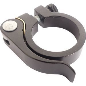 Zadelpenklem Ergotec SCQ-030 ø31,8 aluminium met snelspanner - zwart