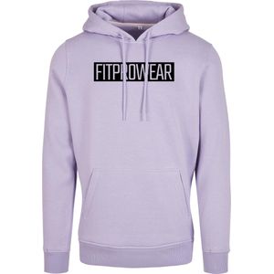 FitProWear Trui Heren Block - Lila - maat XXXL/3XL - Mannen - Hoodie - Trui  - Sweater - Sporttrui - Sportkleding - Casual kleding - Trui Heren - Lila trui - Katoen / Polyester - Trui Capuchon - Hoodie Capuchon