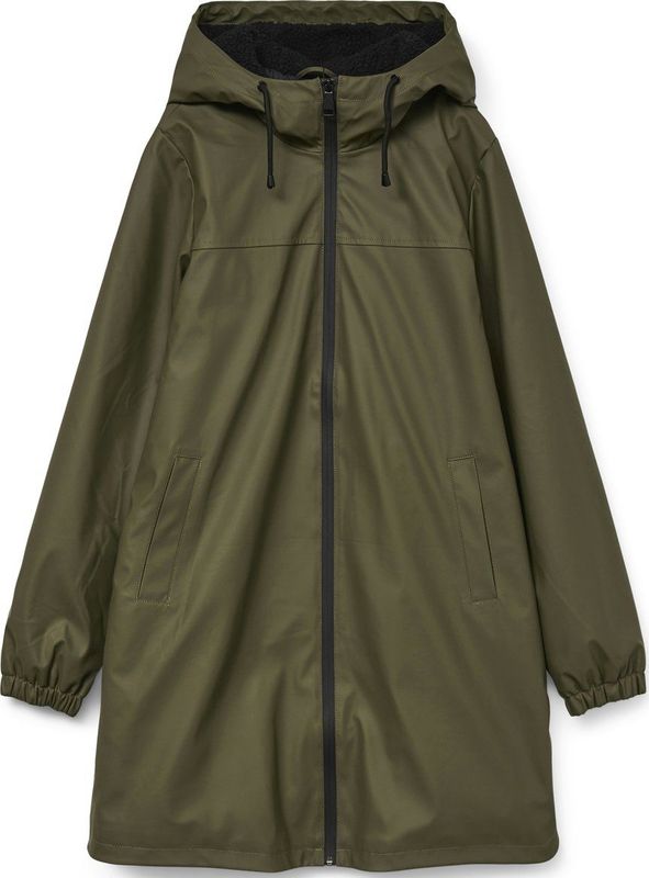 Vero Moda - Vmasta Teddy Coated - Regenjas - Kaki