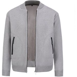 Allthemen Heren trui met staande kraag - Warm vest - 3XL