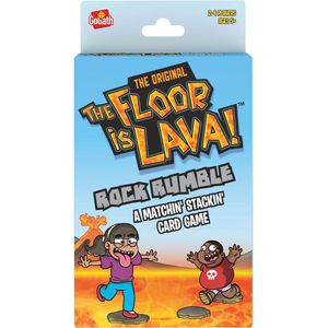 kaartspel Goliath - De vloer is lava - spel met kaarten - steel en stapel om aan de lava te ontsnappen