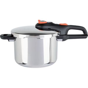 Tefal Snelkookpan Secure Click P2530756 6L  -  Secure 5-beveiligingssysteem met 2-traps kookregelaar