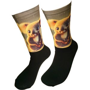 Verjaardags cadeau - Koala sokken - Beer - Print sokken - vrolijke sokken - valentijn cadeau - aparte sokken - grappige sokken - leuke dames en heren sokken - moederdag - vaderdag - Sokken waar je vrolijk van wordt - Maat 36-40