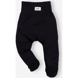 Nini - Katoen Broekje - zwart - Met voetjes 62