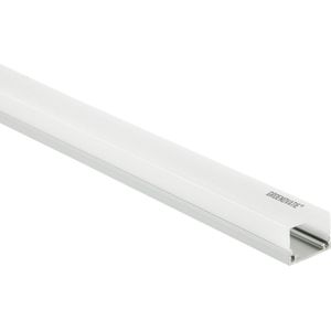 Groenovatie LED Strip Profiel Opbouw - Vierkant - 1,5 meter - Aluminium - Compleet