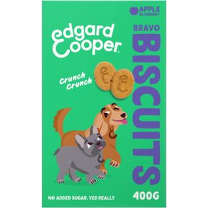 7x Edgard & Cooper Adult Biscuit Appel & Blueberry 400 gr