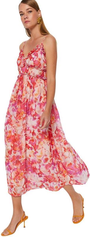 Trendyol Gebreide Broek Met Zebramotief En Splitprint