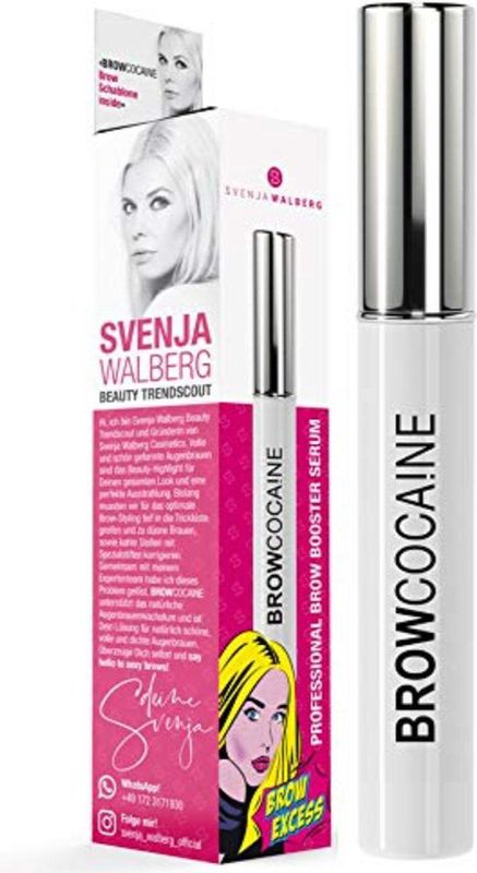 BROWCOCA!NE - Wenkbrauwserum - Vegan - Snelle Groei & Volle Wenkbrauwen - MADE IN GERMANY