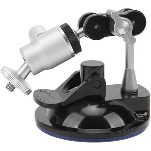 Camera Auto Mount voor Monitor Microfoon 1/4 Inch Draad Zuignap Beugel met 360 Graden Rotatie