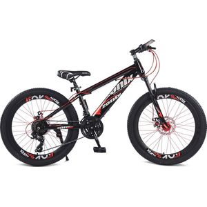 Zonix Road Bike Jongensfiets Mtb 24 Inch 21 Speed Shimano Rood