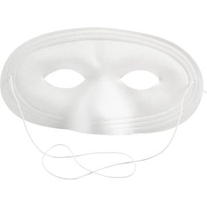 Creotime Half Masker 10 X 17,5 Cm Wit Kunststof