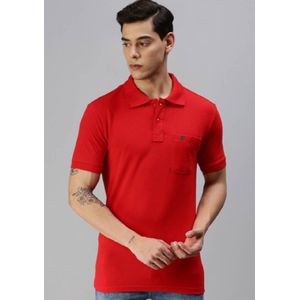 ONN Polo Shirt Katoen Rijk Kleur Rood - Maat XL