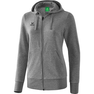 Erima Sweatjack Met Capuchon Dames - Slate Grey | Maat: 48