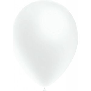 Witte Ballonnen Metallic - 10 stuks