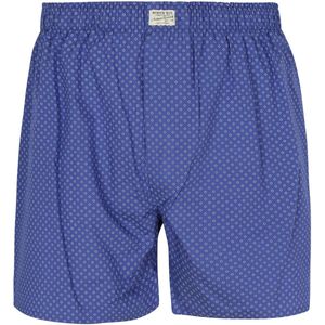 Steppin' Out Boxershort Geoprint Blauw - Maat S - Heren - Boxershorts