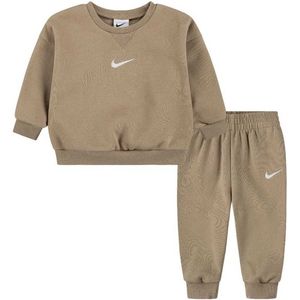 NIKE - Essential Fleece Crew Set - Unisex - Grijs - Katoen