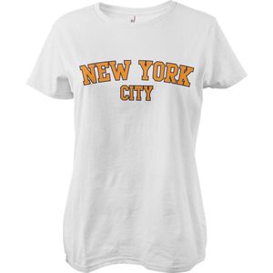 New York City Girly Tee Damen T-Shirt White-L