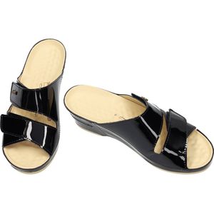 Vital -Dames - zwart - slippers & muiltjes - maat 39