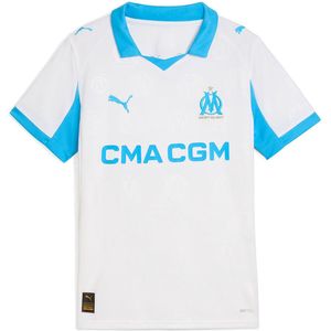 Puma - Olympique Marseille 25/26 - Replica Thuis Korte Mouw T-shirt - Wit - Junior