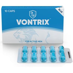 Vontrix Blue Erectiepillen voor Mannen - 10 capsules - Krachtige en Betrouwbare Ondersteuning, Geoptimaliseerd voor Maximale Prestaties – Een natuurlijk alternatief voor Viagra en Kamagra erectiepillen.