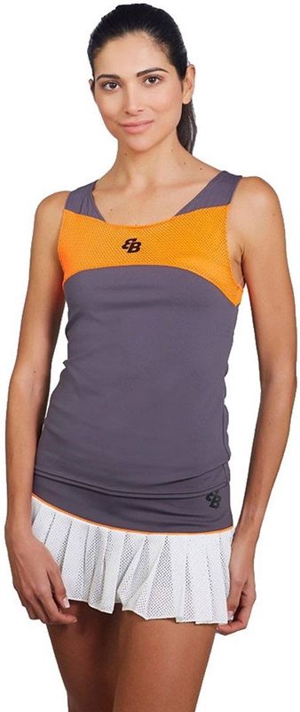 Belenberbel - Hera - Mouwloos T-shirt - Donkergrijs - Voor Vrouwen