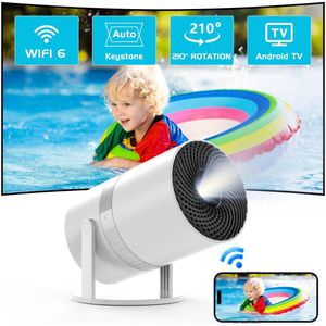 Azomor® Draagbare mini-projector met WiFi, Bluetooth en Android voor thuisbioscoop