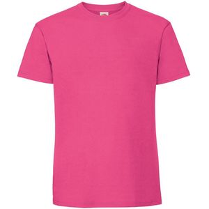 Fruit Of The Loom - Ringgesponnen Premium T-Shirt - Fuchsia