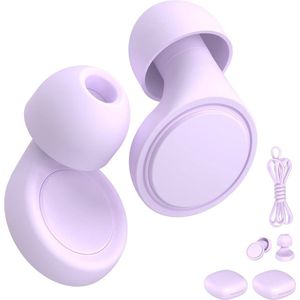 Zachte siliconen oordopjes voor slapen en ruisonderdrukking, herbruikbare gehoorbescherming, 8 paar in S/M/L