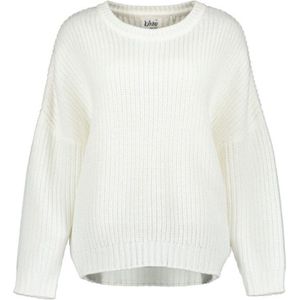 Blue Seven dames trui - gebreide dames trui - ronde hals - 247922 - wit - maat 44