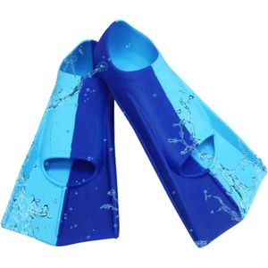 Livano Zwemvliezen Voor Kinderen & Volwassenen - Flippers - Zwemflippers - Snorkelset - Marineblauw/hemelsblauw - Maat M