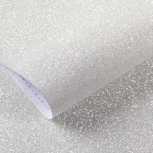 Glitter Behang Zelfklevend Vinyl voor Meubels en Ambachten - 40CMX200CM