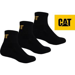 CATERPILLAR SOKKEN - CAT Work Quarters sokken - 39/42 - zwart - 3 paar