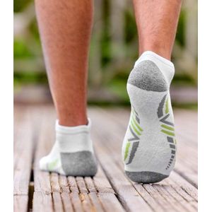 ATLAS FOR MEN - Set van 4 sport enkelsokken - Heren - Verkrijgbaar in grote maten - 39/42