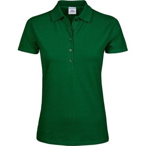 Tee Jays Dames/dames Luxe Stretch Poloshirt (Bosgroen)