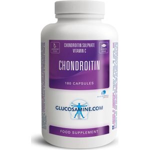 Glucosamine.com - Chondroïtine - zeer voordelige grootverpakking - 1200 mg Chondroïtine Sulfaat per dosering - 180 caps
