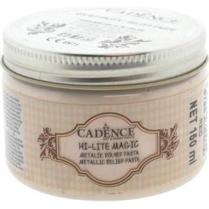 Cadence Hi Lite Metallic Relief Pasta 150 ml Rood