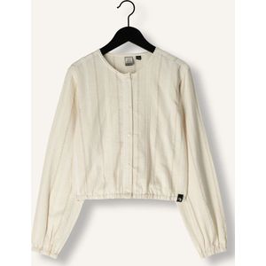 Indian Blue Jeans Shirt Longsleeve Sparkle Meisjes - Jurken - Beige - Maat 116