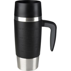 Tefal Travel Mug Thermosfles - 360 ml - Incl. Handvat - RVS/Zwart