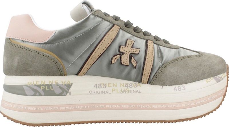 Premiata - BETH - Leren Sneakers - Groen - Casual